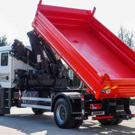 Foto inzerátu MAN TGM 18.240 4X4 TŘÍSTRANNÝ SKLÁPĚČ + HYDRAULICKÁ RUKA
