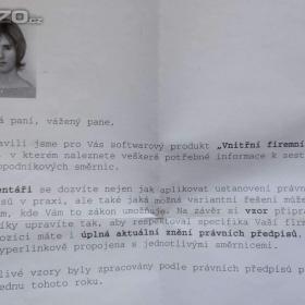 Foto inzerátu Program Vnitřní firemní předpisy formuláře návod
