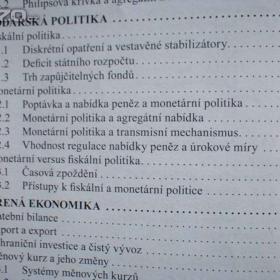 Foto inzerátu Kniha Makroekonomie Josef Brčák Bohuslav Sekerka
