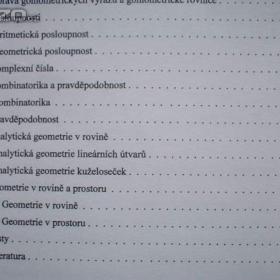 Foto inzerátu Matematika opakování střední školy