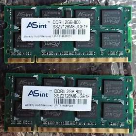 RAM ASint DDR II 2 GB- 800 SSZ2 128MB- JGE1F, 2 ks. / 19776256