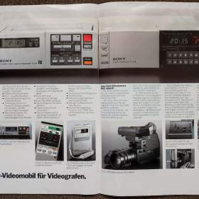 Foto inzerátu Audio Video Sony Technics let 1983-84 Betamax