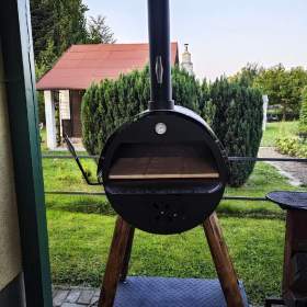 Foto inzerátu Pizza pec / pec na chléb, 60×40 cm, 110 kg, s teploměrem