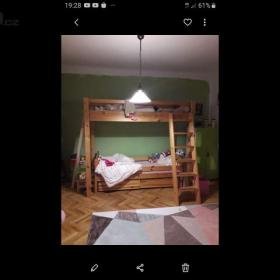 Fotka k inzerátu PATROVÁ POSTEL 200X90 a Dětská postel 180x80 / 17823790