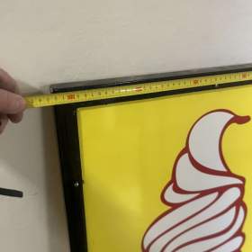 Foto inzerátu Prodám oboustranný reklamní poutač na zmrzlinu