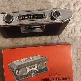 Foto inzerátu Retro Divadelní kukátko FOLDING OPERA GLASS JAPAN 2,5x25mm
