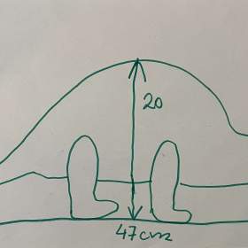 Foto inzerátu Plyšový Stegosaurus.