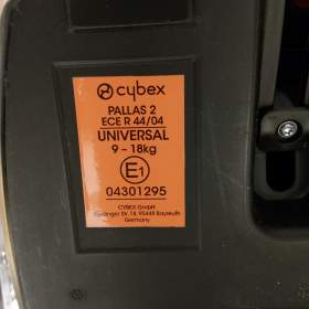 Cybex Pallas 2 autosedačka s pultíkem, bez ISOFIXu / 19815185