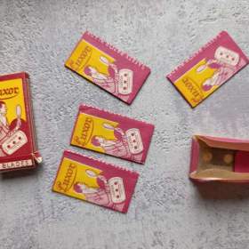 Foto inzerátu 100ks starých nepoužitých žiletek ČSSR orig.balení