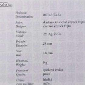 Foto inzerátu 100 Kč Nejvyšší státní zastupitelství 2024 PROOF
