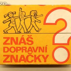 Fotka k inzerátu Retro hra Znáš dopravní značky?  / 19849302