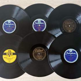 Fotka k inzerátu Starožitné šelakové gramodesky americký jazz, swing, 78 ot./min. / 19625643