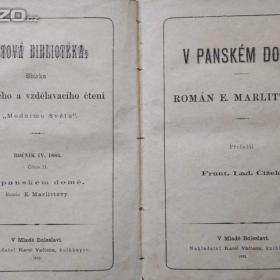 Kniha z roku 1883 V Panském domě / 19835574