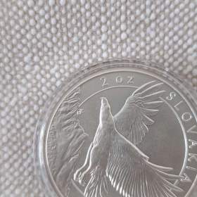 Foto inzerátu Stříbrná mince SLOVENSKY OREL 2023, 2 OZ JEN 500ks