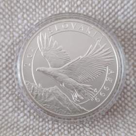 Foto inzerátu Stříbrná mince SLOVENSKY OREL 2023, 2 OZ JEN 500ks