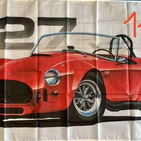 119 -  Banner -  vlajka -  prapor AC Cobra 427 -  červená 90x150 / 19854868