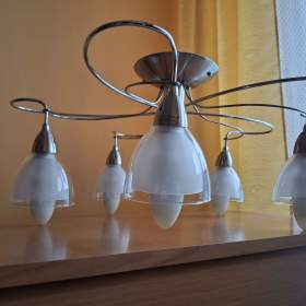 Fotka k inzerátu Skleněný lustr / 15390391