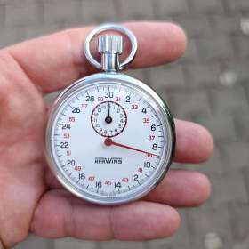 Foto inzerátu Originální švýcarské mechanické stopky Hervins - funkční