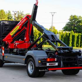 Foto inzerátu MERCEDES-BENZ ATEGO 1218 - NOVÝ HÁKOVÝ NOSIČ KONTEJNERŮ + HYDRAULICKÁ RUKA EU5