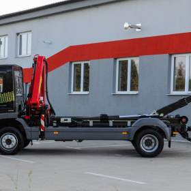 Foto inzerátu MERCEDES-BENZ ATEGO 1218 - NOVÝ HÁKOVÝ NOSIČ KONTEJNERŮ + HYDRAULICKÁ RUKA EU5