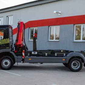 Foto inzerátu MERCEDES-BENZ ATEGO 1218 - NOVÝ HÁKOVÝ NOSIČ KONTEJNERŮ + HYDRAULICKÁ RUKA EU5
