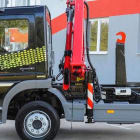 Foto inzerátu MERCEDES-BENZ ATEGO 1218 - NOVÝ HÁKOVÝ NOSIČ KONTEJNERŮ + HYDRAULICKÁ RUKA EU5