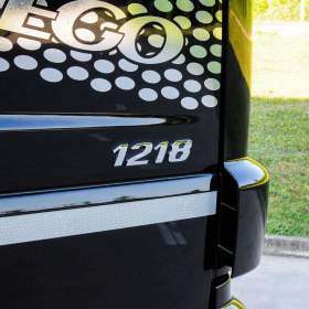 Foto inzerátu MERCEDES-BENZ ATEGO 1218 - NOVÝ HÁKOVÝ NOSIČ KONTEJNERŮ + HYDRAULICKÁ RUKA EU5