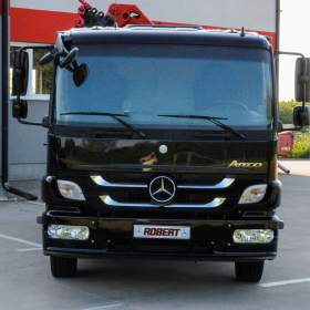 Foto inzerátu MERCEDES-BENZ ATEGO 1218 - NOVÝ HÁKOVÝ NOSIČ KONTEJNERŮ + HYDRAULICKÁ RUKA EU5