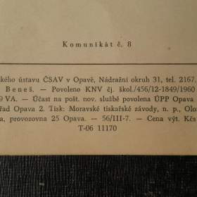 Foto inzerátu Divadelní a hudební profil Ostravska - Vymětal 1961, brožura