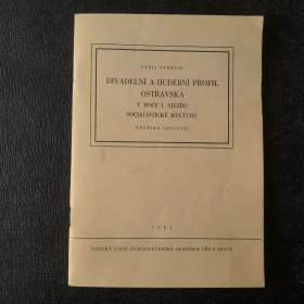 Foto inzerátu Divadelní a hudební profil Ostravska - Vymětal 1961, brožura