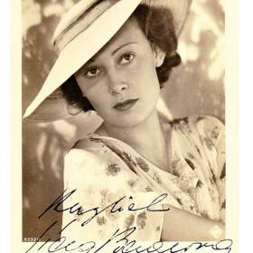 Lída Baarová autogram atelier Ross Verlag, rok 1935, krásný stav / 19892988