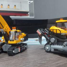 Lego buldozer a rypadlo / 19895485