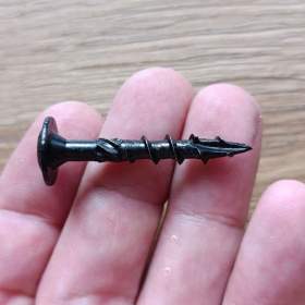Foto inzerátu Tesařské vruty s talířovou hlavou, ČERNÝ zinek, torx +bit