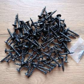 Foto inzerátu Tesařské vruty s talířovou hlavou, ČERNÝ zinek, torx +bit