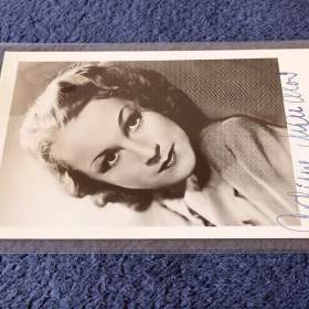 Adina Mandlová autogram na portrétní fotografii, krásný stav / 19900387
