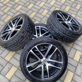 ALU KOLA- 5x112 6,5Jx17. vw, skoda, seat.+letní pneu. / 19915059