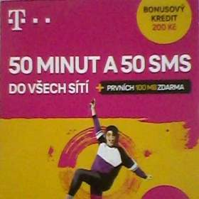 Foto inzerátu Nová předplacená SIM karta T-Mobile