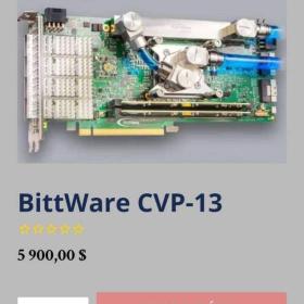 Foto inzerátu Mining Karta BittWare CVP-13 FPGA vodou chlazené s celoplošným, oboustranným chlazením