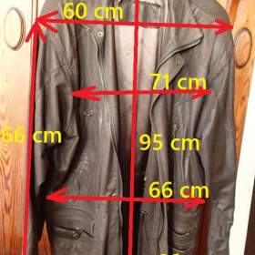 Foto inzerátu Pánská kožená bunda vel. 58