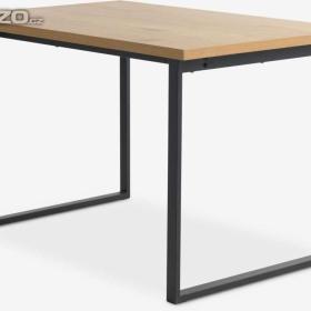 Prodám Jídelní stůl 80x120 barva zlatého dubu/černá, / 19923903