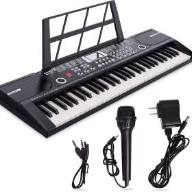 Fotka k inzerátu Nové elektronické digitální piano 61 kláves / 19089179
