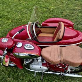 Foto inzerátu JAWA 350 + SIDECAR VELOREX, STK do 2031