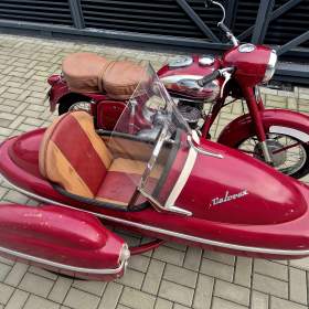 Foto inzerátu JAWA 350 + SIDECAR VELOREX, STK do 2031