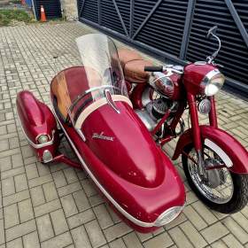 Foto inzerátu JAWA 350 + SIDECAR VELOREX, STK do 2031