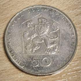Foto inzerátu Stříbrná 50 Kčs – k 50. výročí KSČ