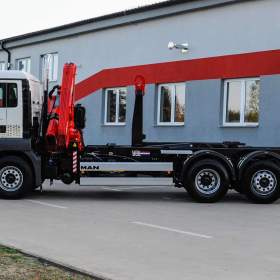 Foto inzerátu MAN TGS 28.320 HÁKOVÝ NOSIČ KONTEJNERŮ + HYDRAULICKÁ RUKA