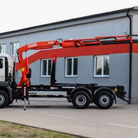 Foto inzerátu MAN TGS 28.320 HÁKOVÝ NOSIČ KONTEJNERŮ + HYDRAULICKÁ RUKA