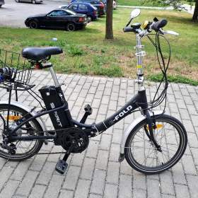 Fotka k inzerátu Skládací elektrokolo a baterie / 19950123