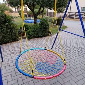 Aga /Závěsný houpací kruh 120cm /Čtyřbarevný / 19943588