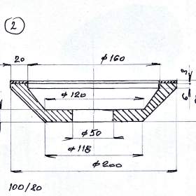 Fotka k inzerátu DIA brus 2 – Ø 200 mm  / 19966441